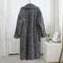 Manteau Léopard Gris